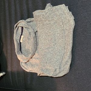 Blue Cowneck Shirt Front Pocket